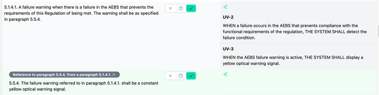 AI requirements generation