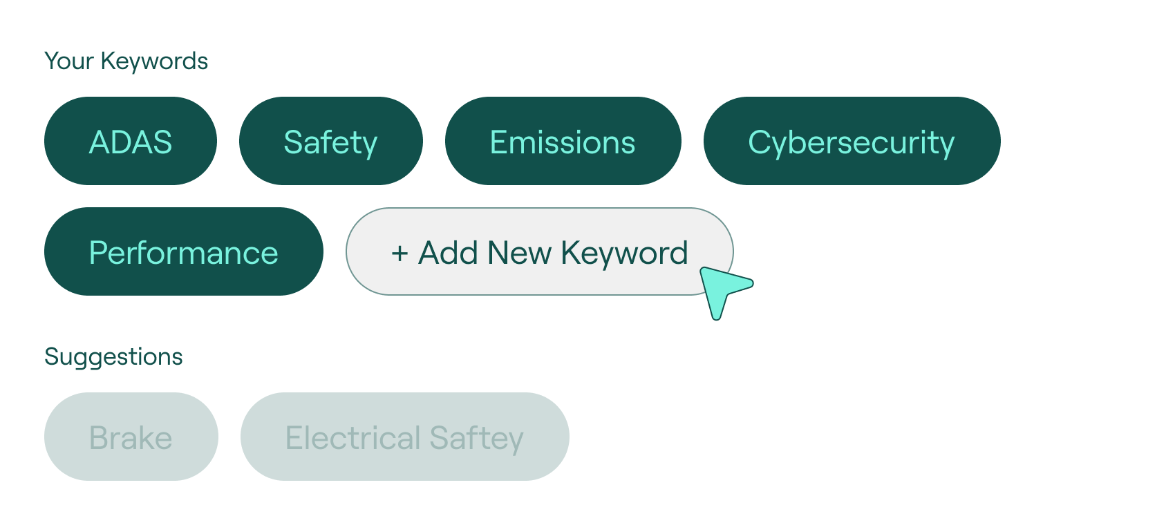 Define your own keywords